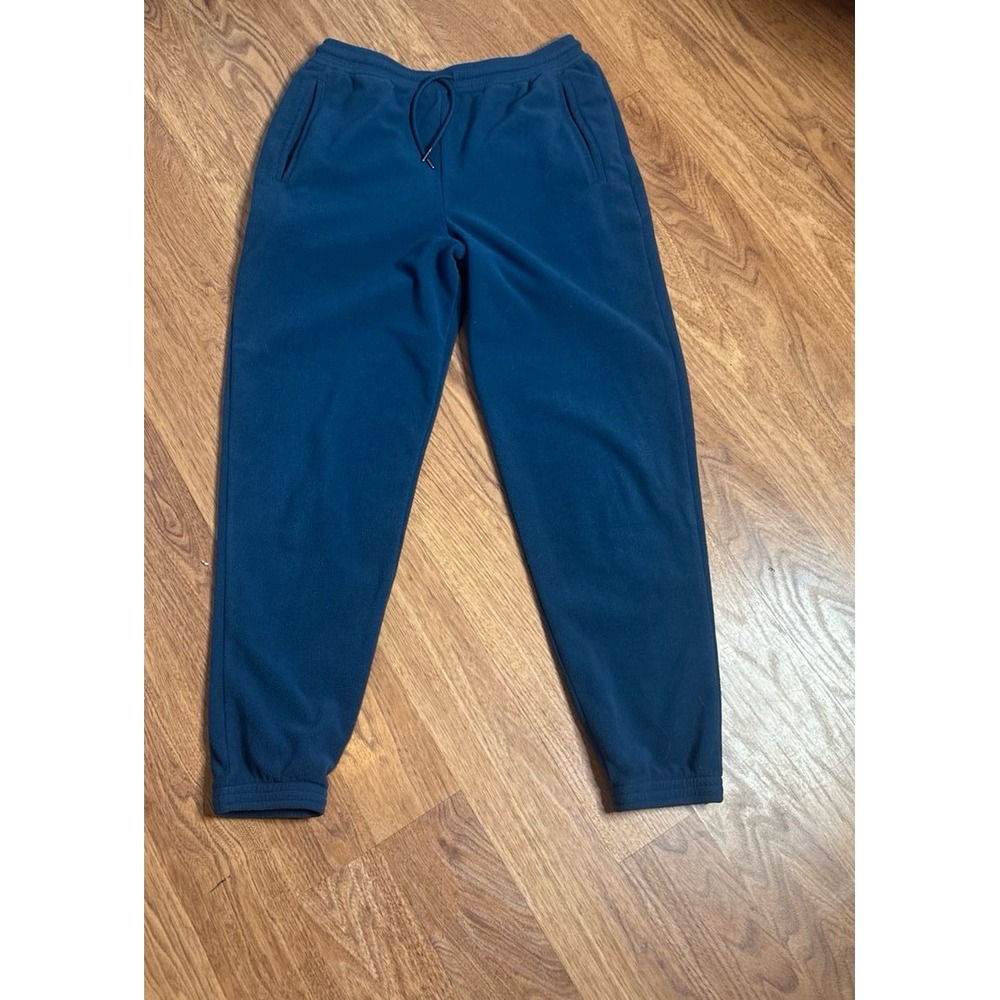 Patagonia Women's Micro D Joggers Sz Medium Blue Base Layer Lounge Soft comfy